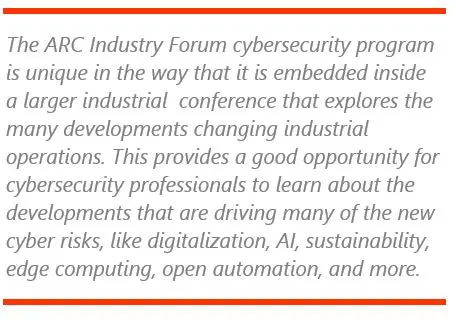 Industrial Cybersecurity Today