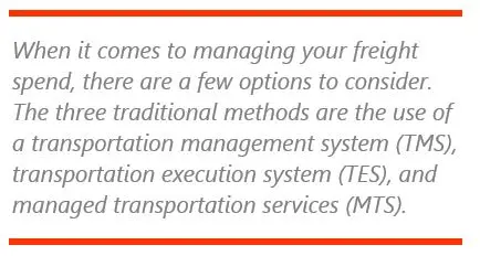Freight Spend Management