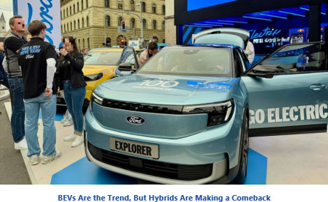 BEVs Are the Trend, But Hybrids Are Making a Comeback