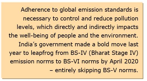 India emission standards