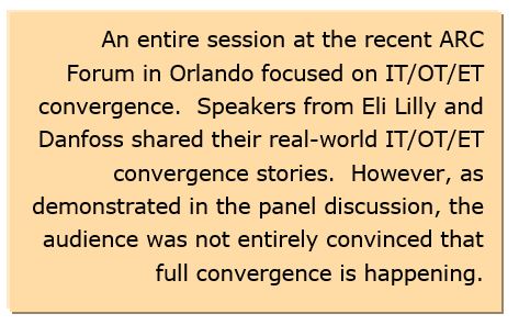 Convergence of IT/OT Needs ET