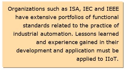 Automation Standards and IIoT