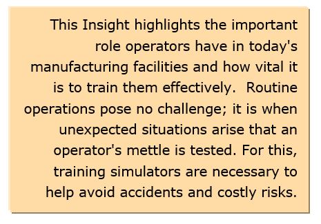 operator effectiveness depends on training simulators