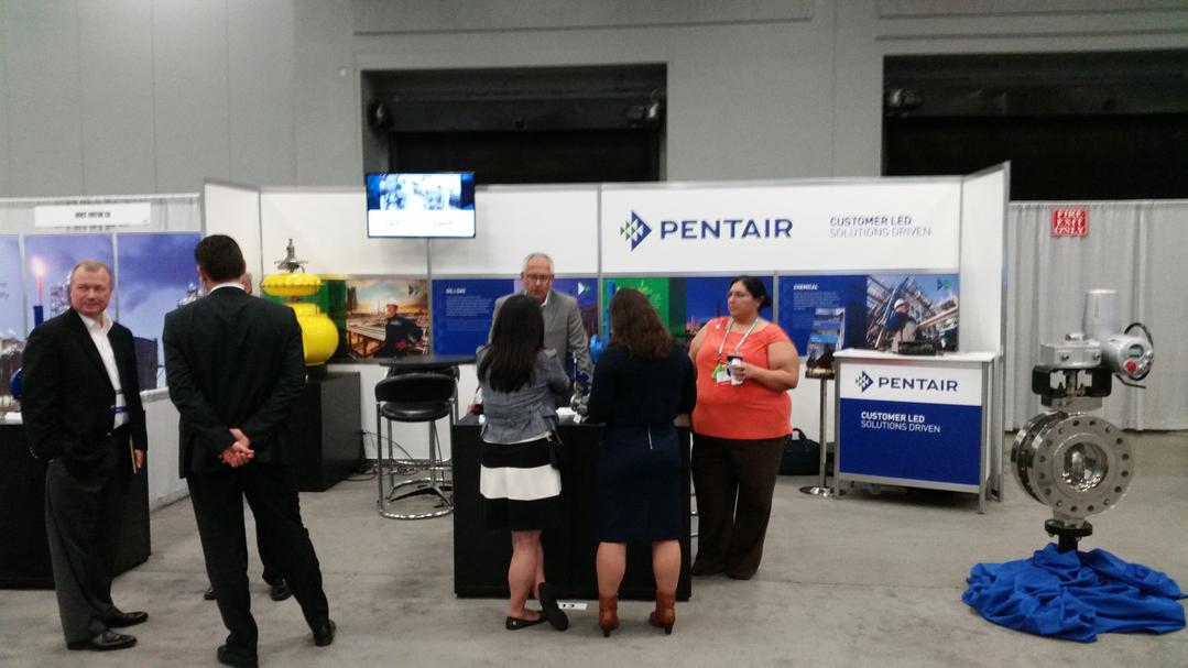 Pentair Valves and Controls had a Sizeable Booth at Emerson Exchange