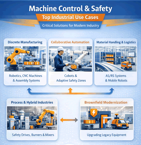 Machine Control & Safety Industrial Use Cases