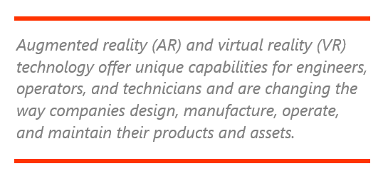 Augmented reality (AR) and virtual reality (VR)  